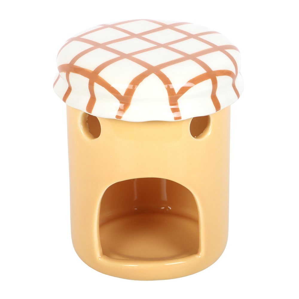 Peanut Butter Jar Ceramic Wax Warmer & Oil Burner3