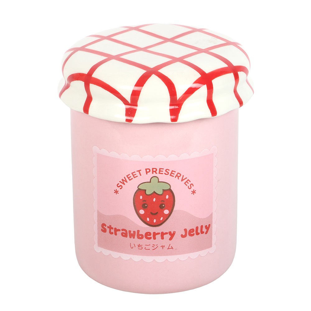 Strawberry Jelly Jar Ceramic Wax Warmer & Oil Burner