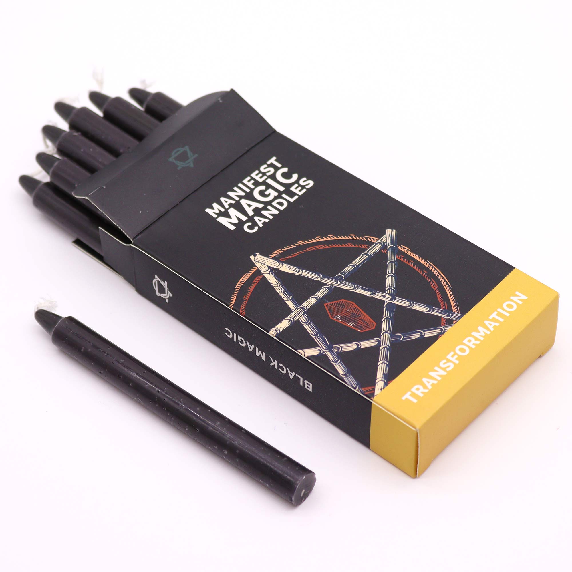 Manifest Magic Candles - Black Transformation (Pack of 12)1