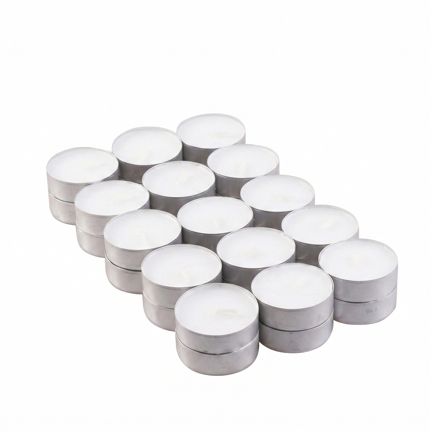 30x Unscented Tealight Candles (4 Hour Burn Time)