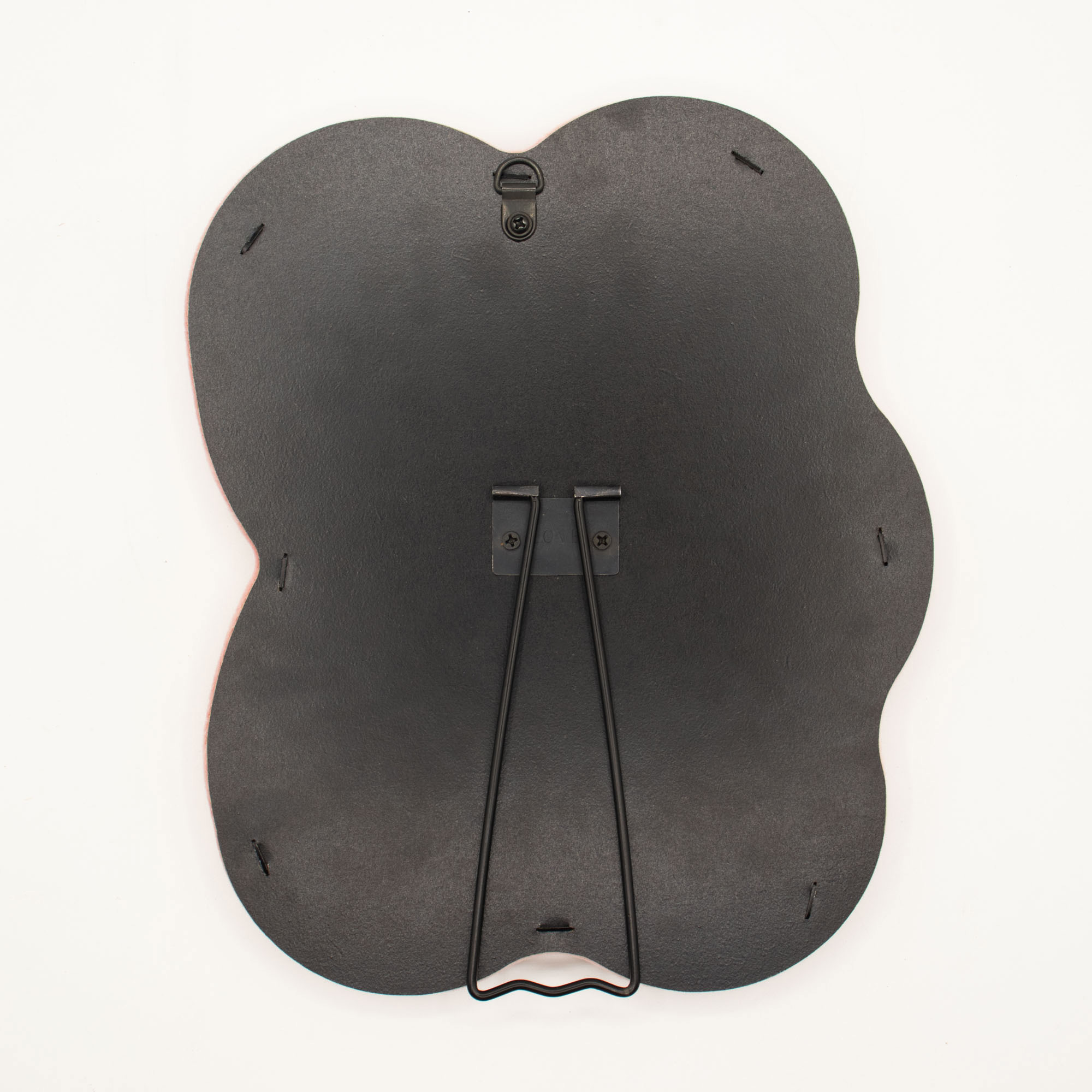 Rose Blush Velvet Scalloped Square Mirror - 22.5x27cm3