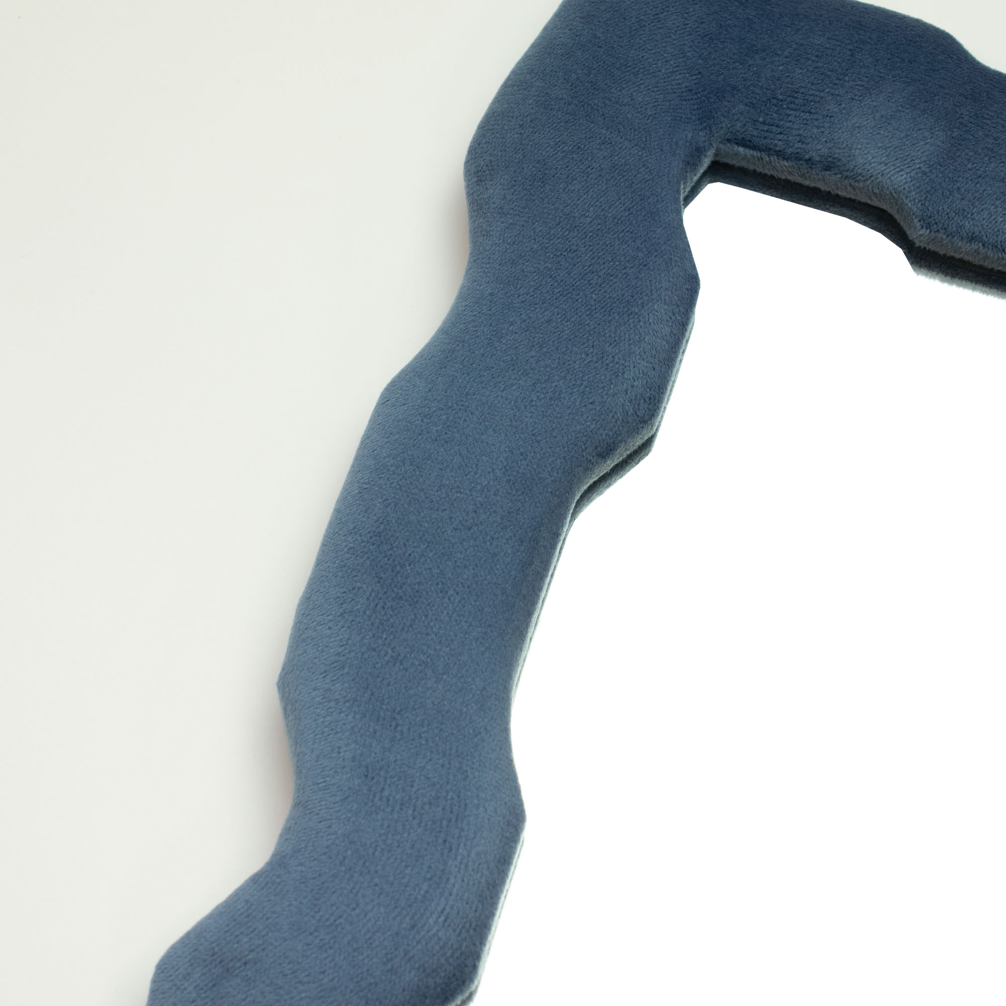 Royal Blue Velvet Chunky Scalloped Mirror - 30.5x22.5cm2