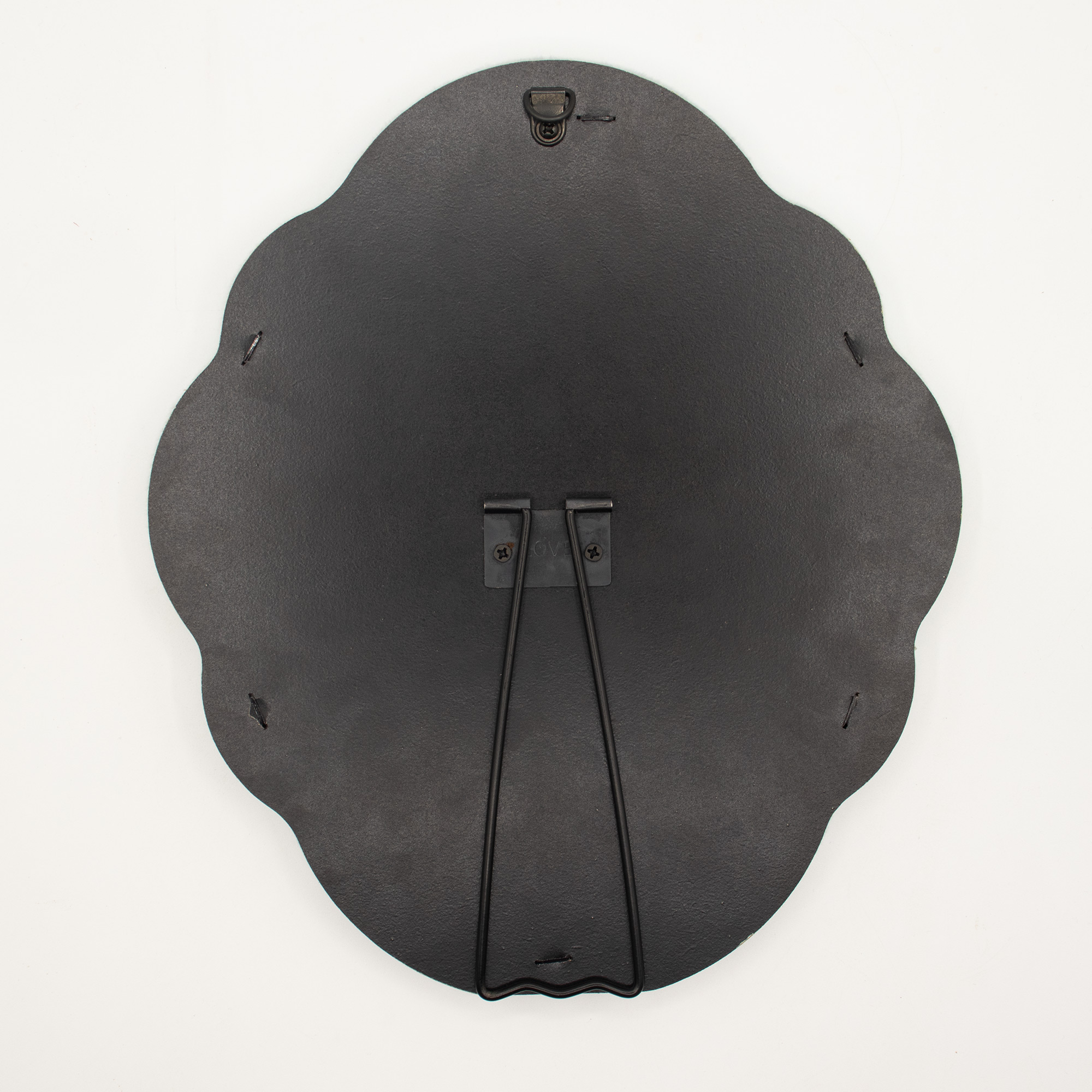 Cloud Blue Velvet Scalloped Cloud Mirror - 28x24cm3