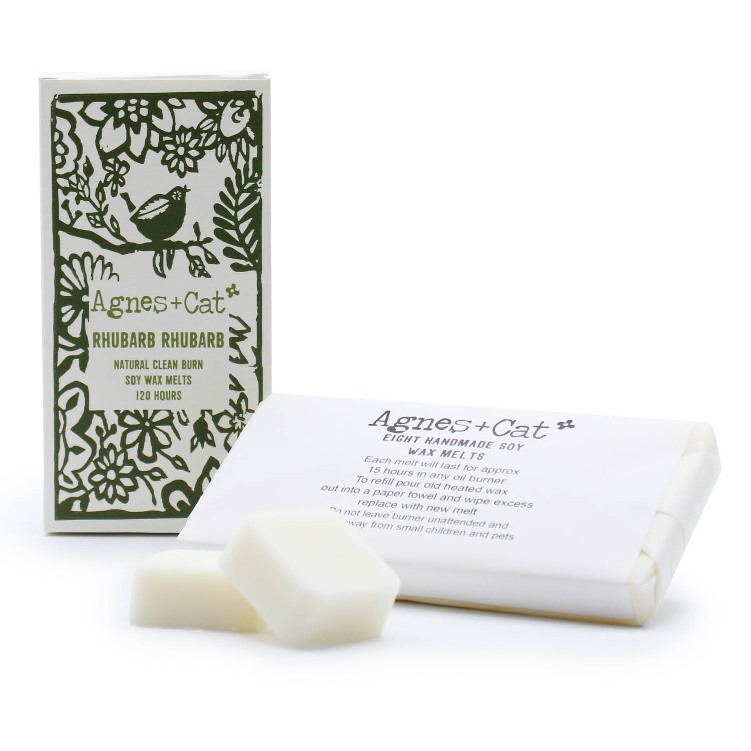 Agnes & Cat Rhubarb Rhubarb Soy Wax Melts - Box of 8