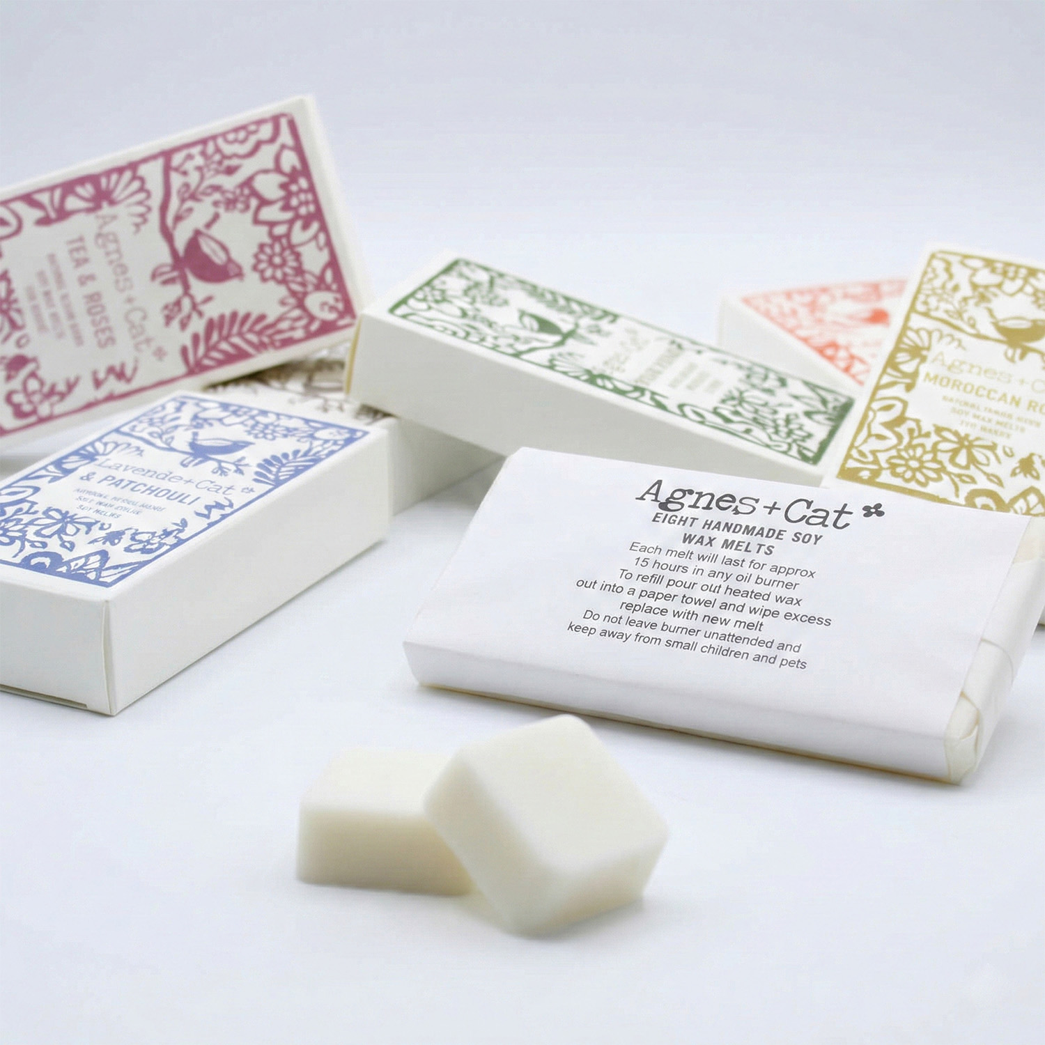 Agnes & Cat Rhubarb Rhubarb Soy Wax Melts - Box of 83