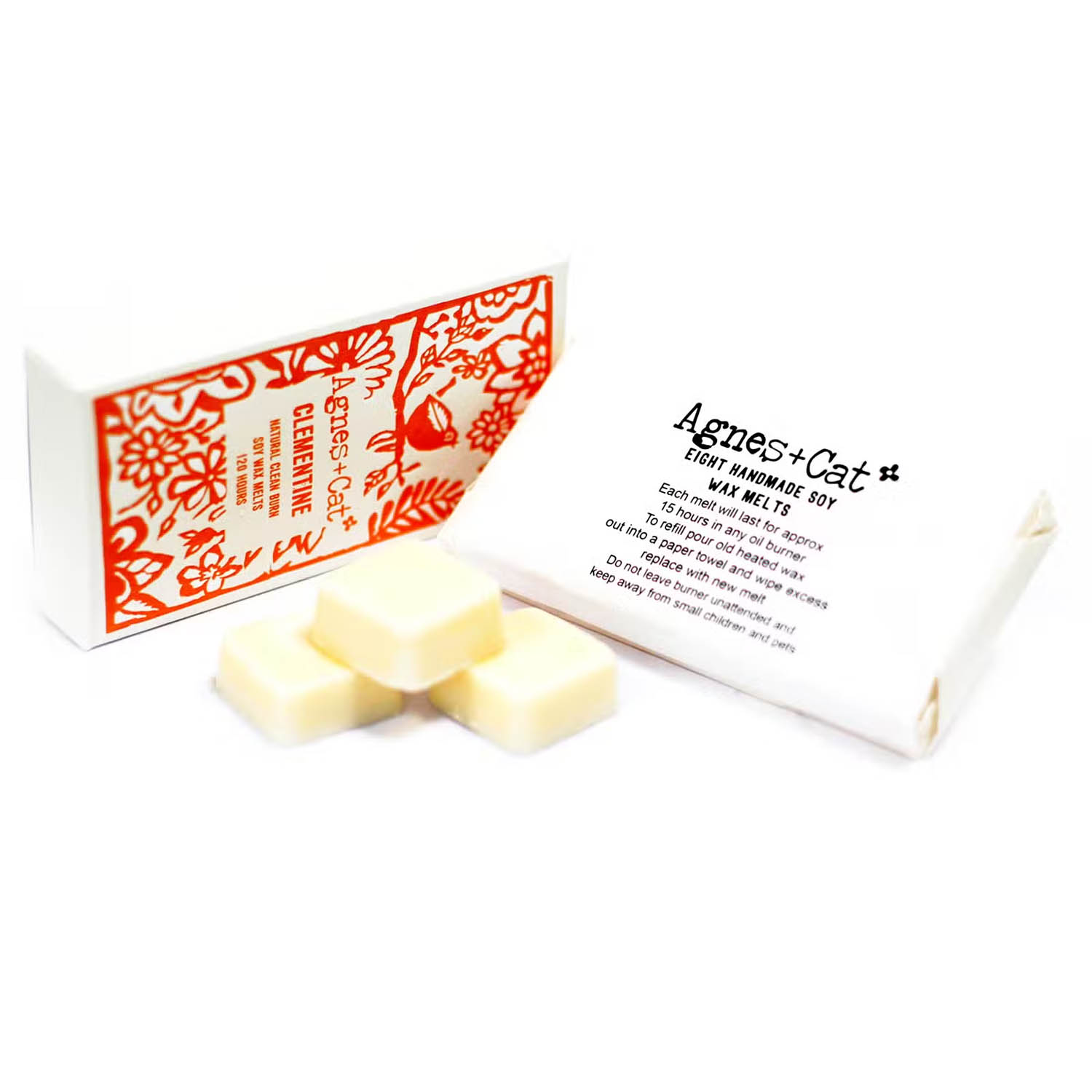 Agnes & Cat Clementine Soy Wax Melts - Box of 81