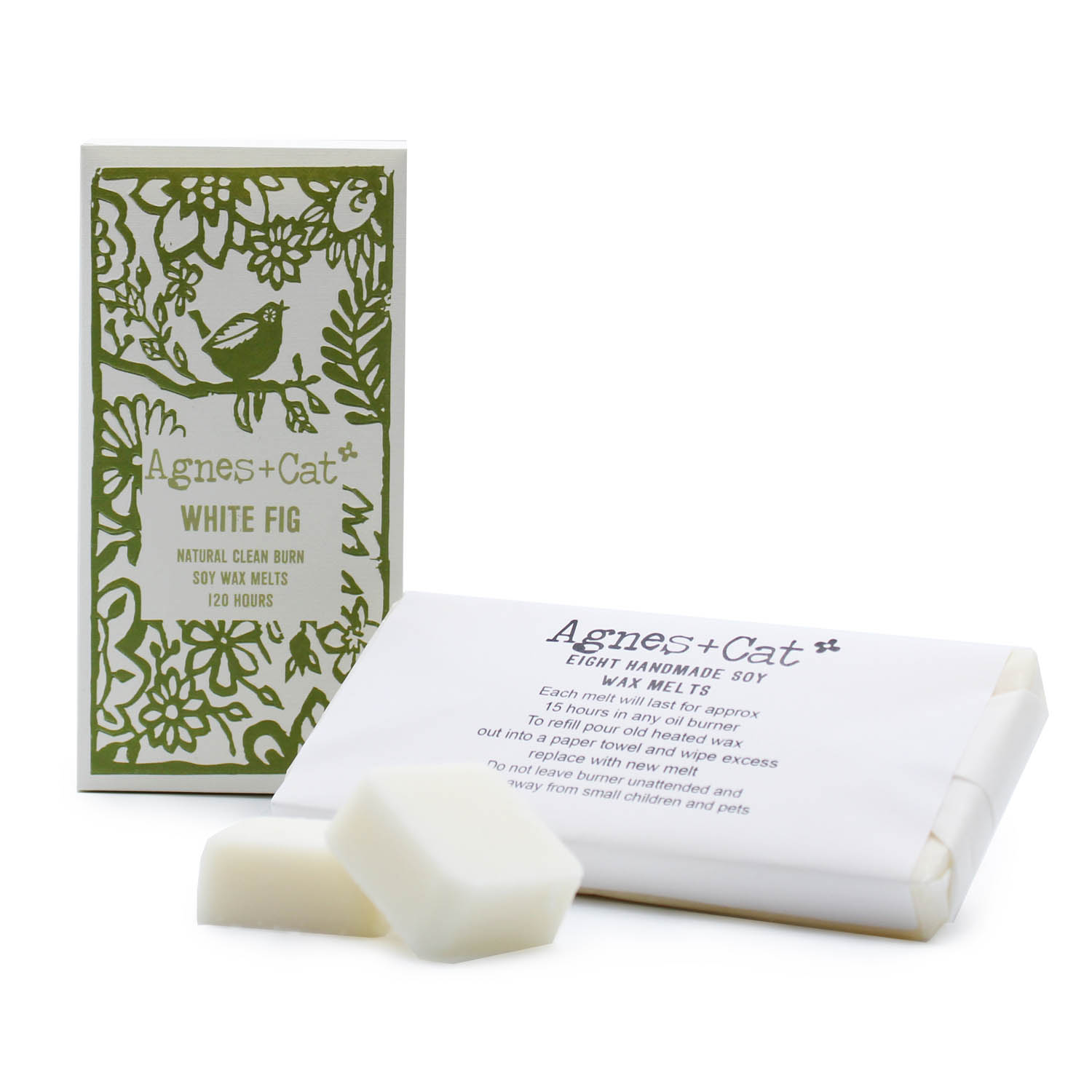 Agnes & Cat White Fig Soy Wax Melts - Box of 8
