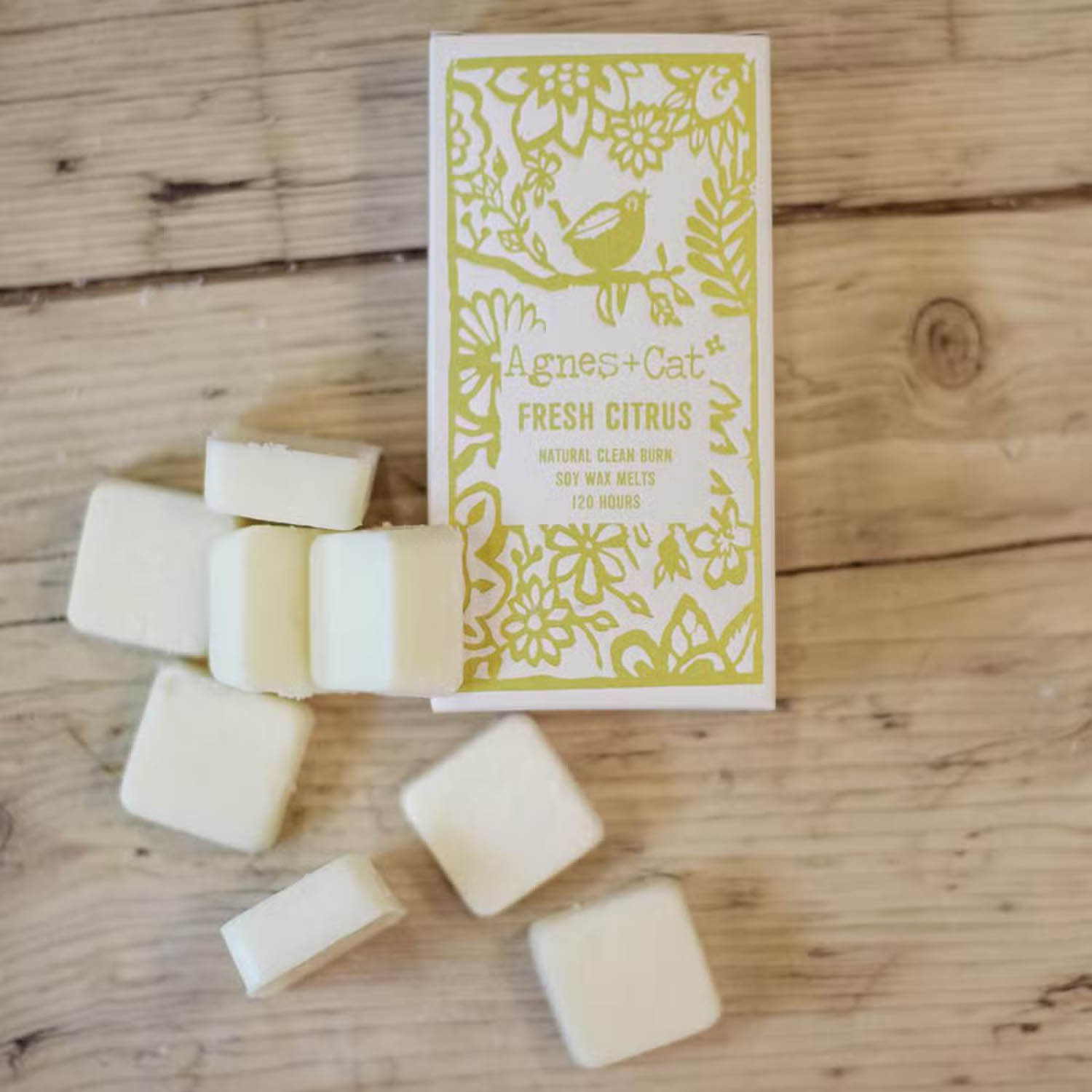 Agnes & Cat Fresh Citrus Soy Wax Melts - Box of 82