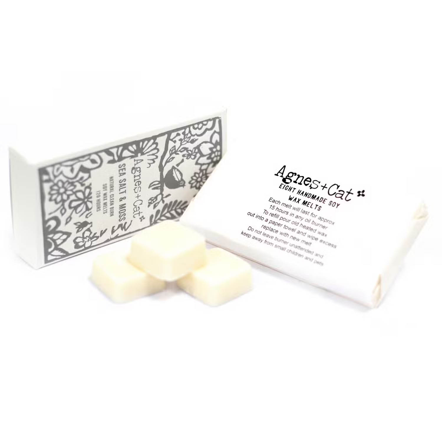 Agnes & Cat Sea Salt + Moss Soy Wax Melts - Box of 81