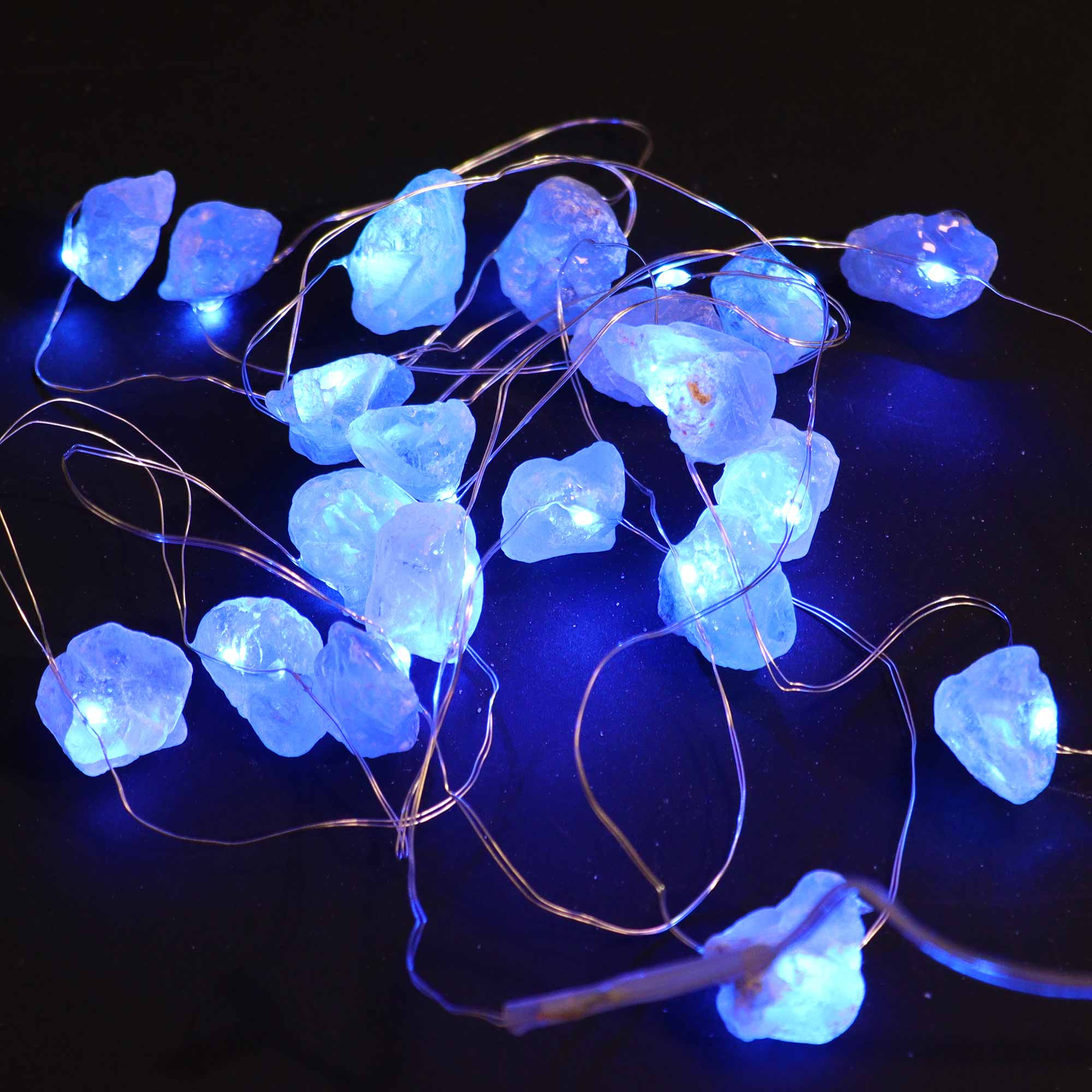 Celestite Gemstone Enchantment String Lights (227cm)1