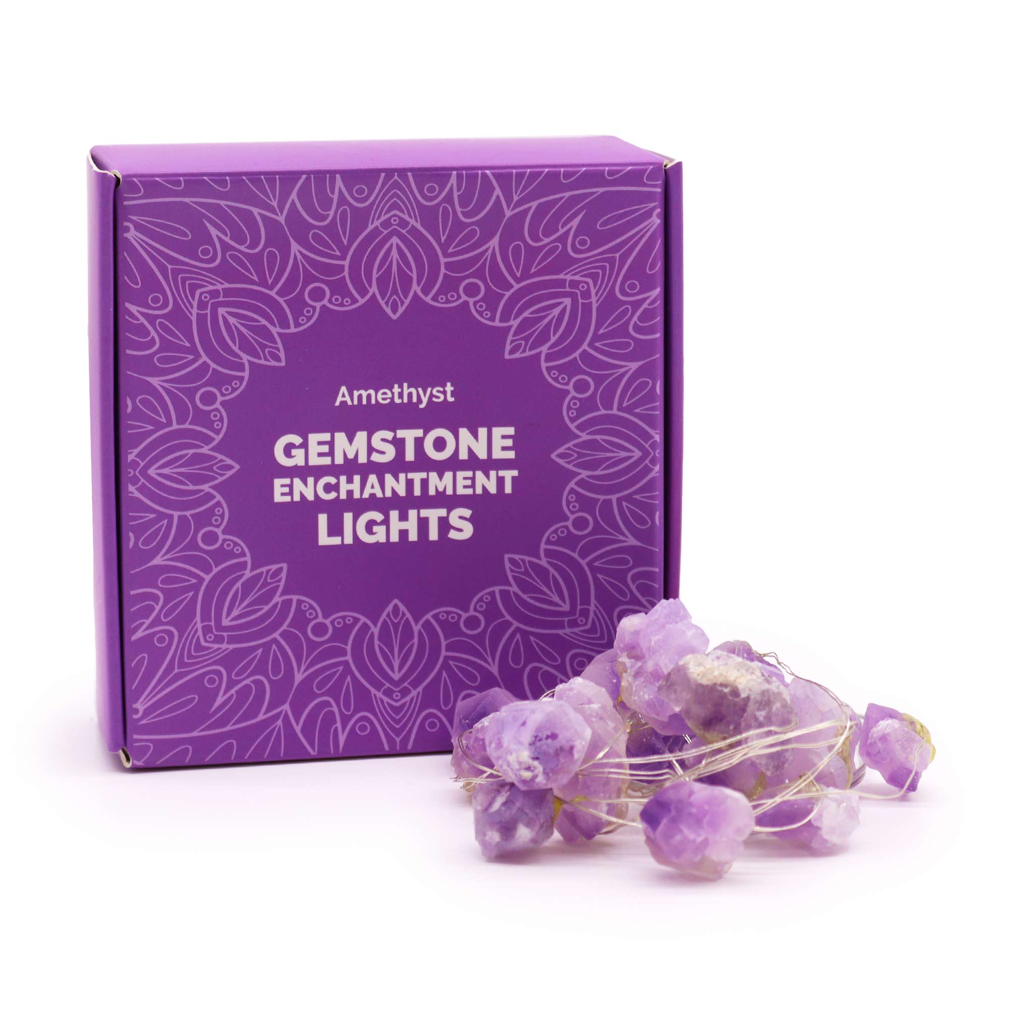 Amethyst Gemstone Enchantment String Lights (227cm)