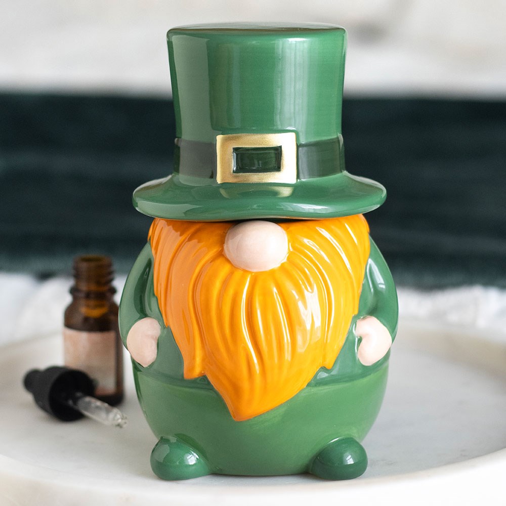 Ceramic Lucky Leprechaun Gonk Oil Burner4