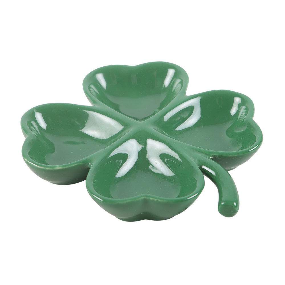 Ceramic Four-Leaf Clover Trinket Tray2