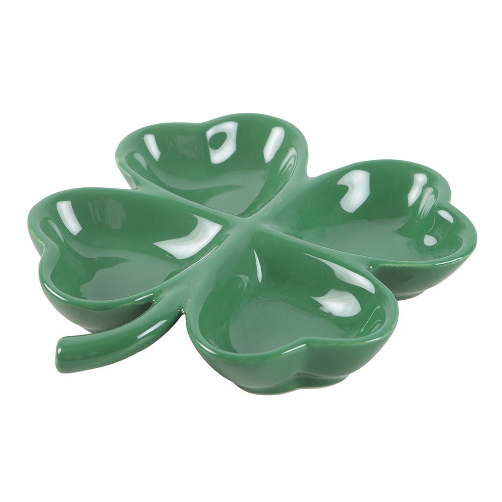 Ceramic Four-Leaf Clover Trinket Tray3