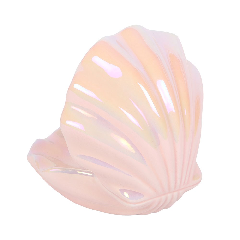 Iridescent Pink Clam Shell Trinket Dish3