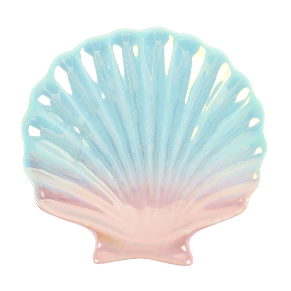 Iridescent Pastel Seashell Trinket Dish1