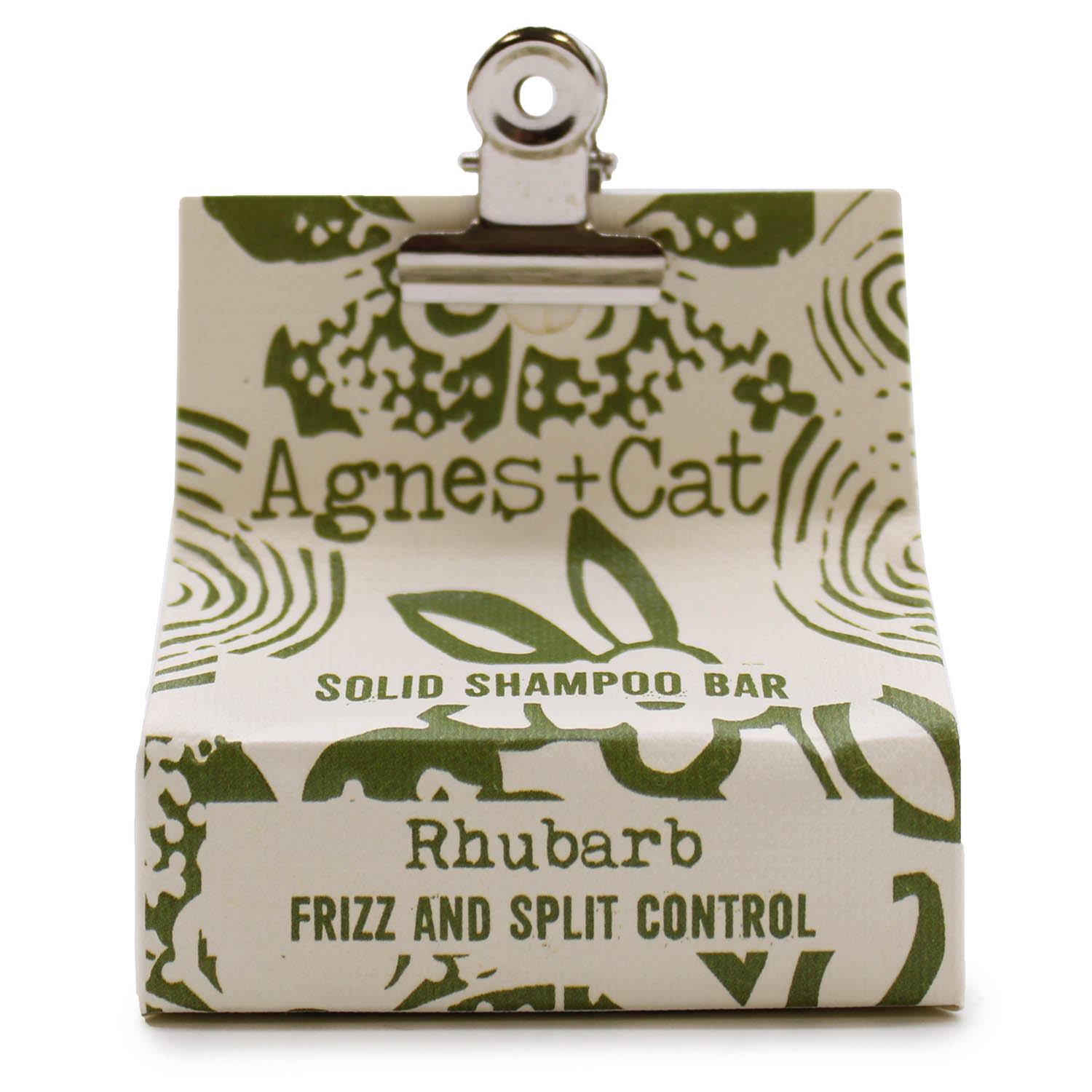 Agnes + Cat Rhubarb Solid Shampoo Bar - Frizz & Split Control2