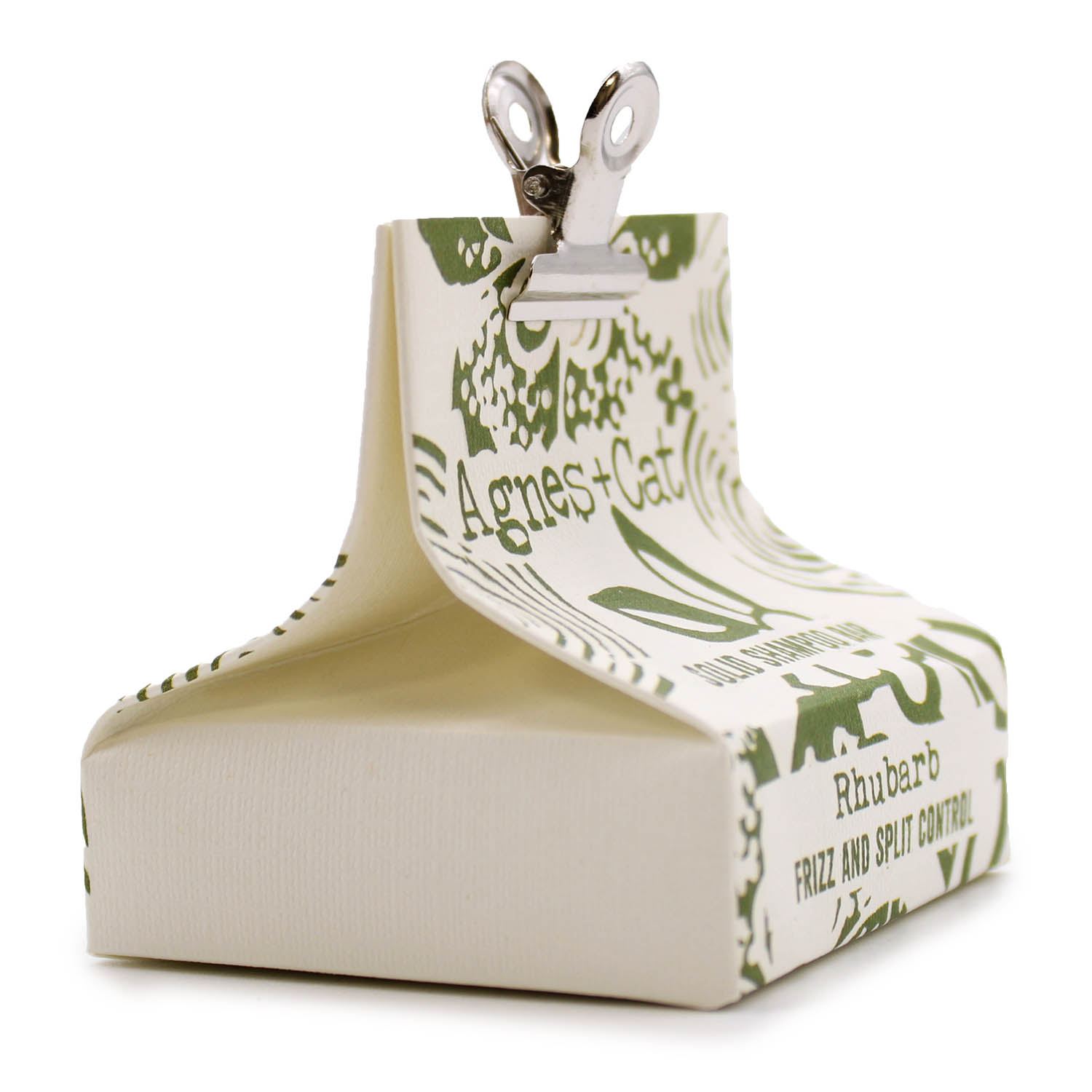 Agnes + Cat Rhubarb Solid Shampoo Bar - Frizz & Split Control3