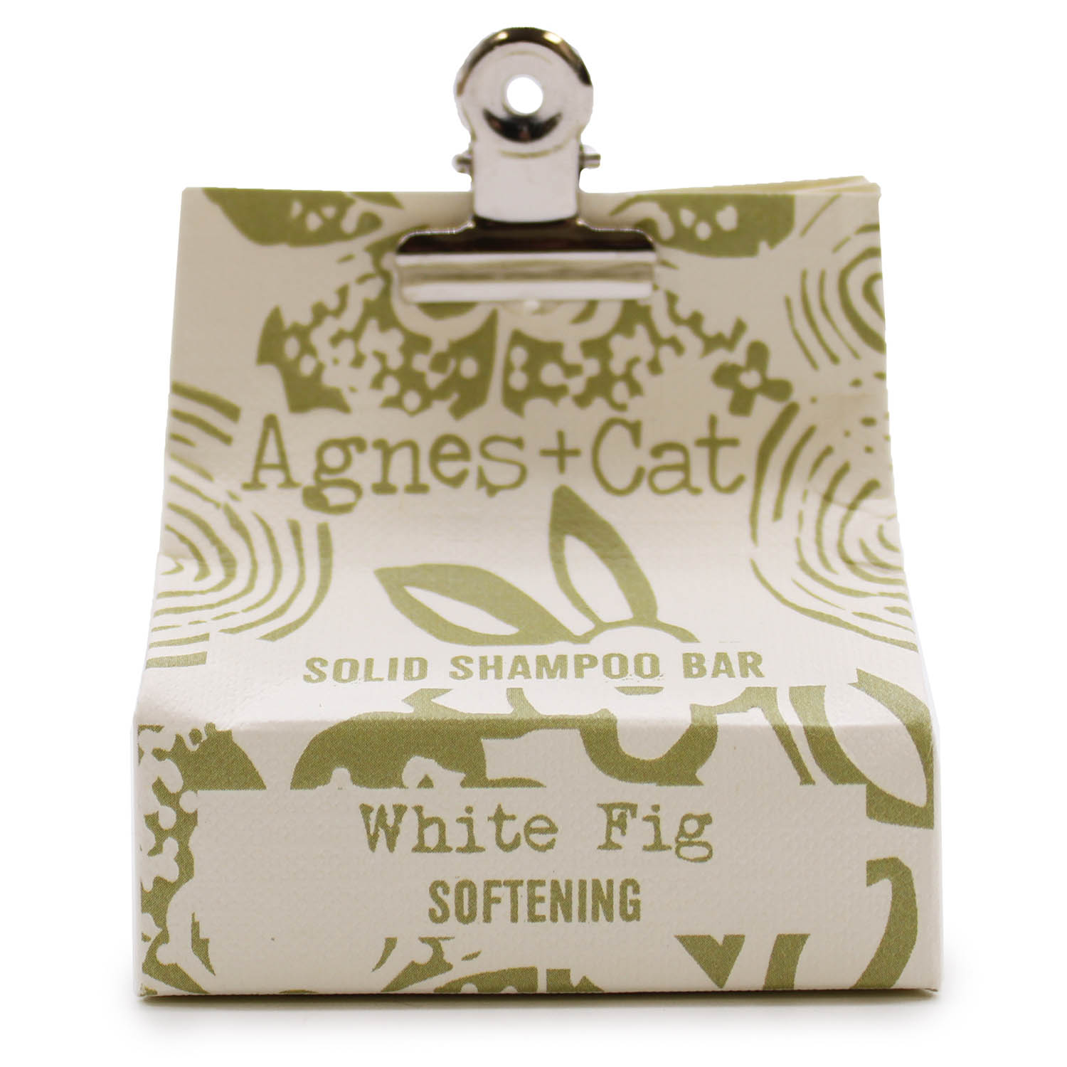 Agnes + Cat White Fig Solid Shampoo Bar - Softening2