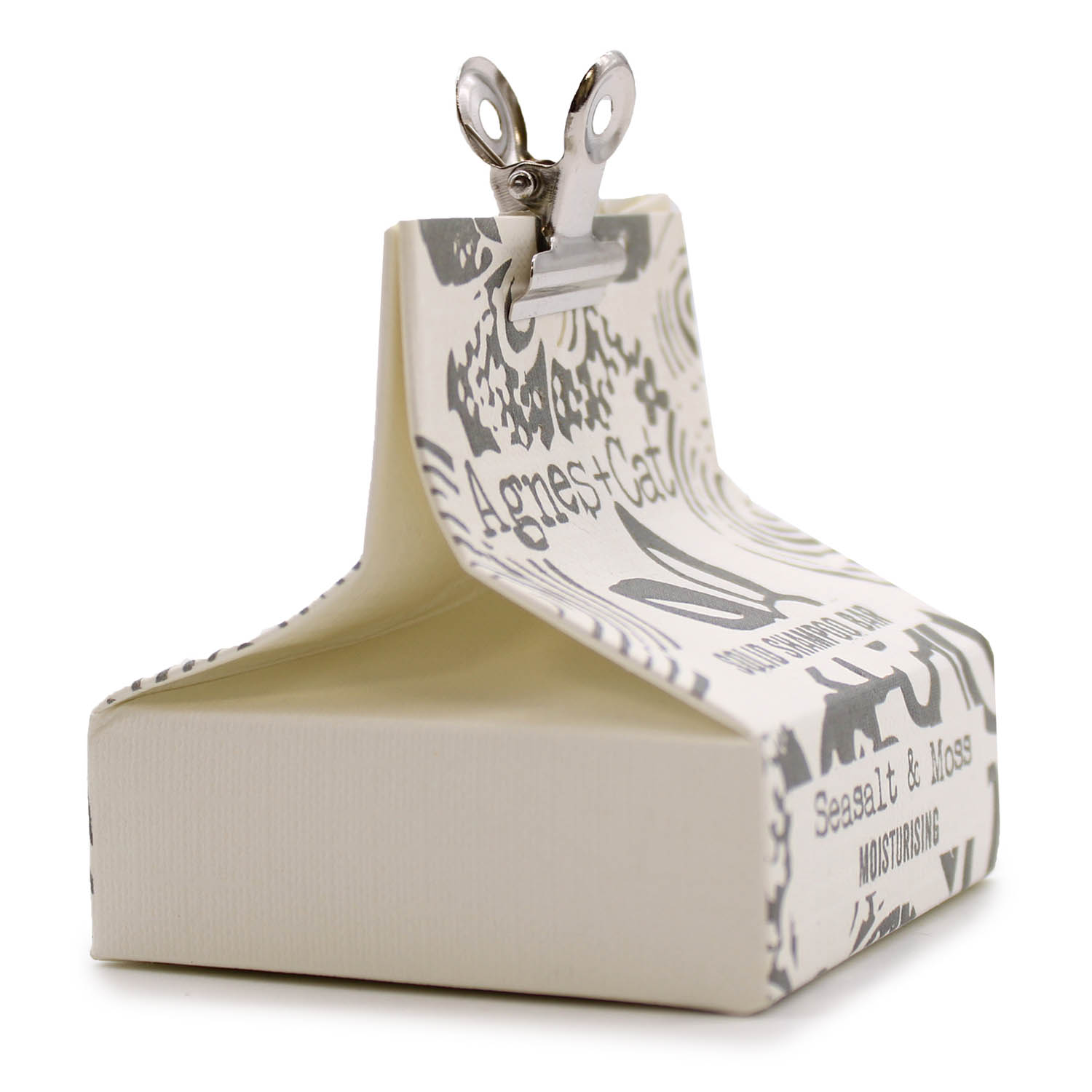 Agnes + Cat Sea Salt & Moss Solid Shampoo Bar - Moisturising3