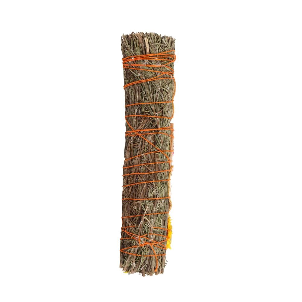 9in Luxury Ritual Wand Smudge Stick: Rosemary, Palo Santo & Quartz1