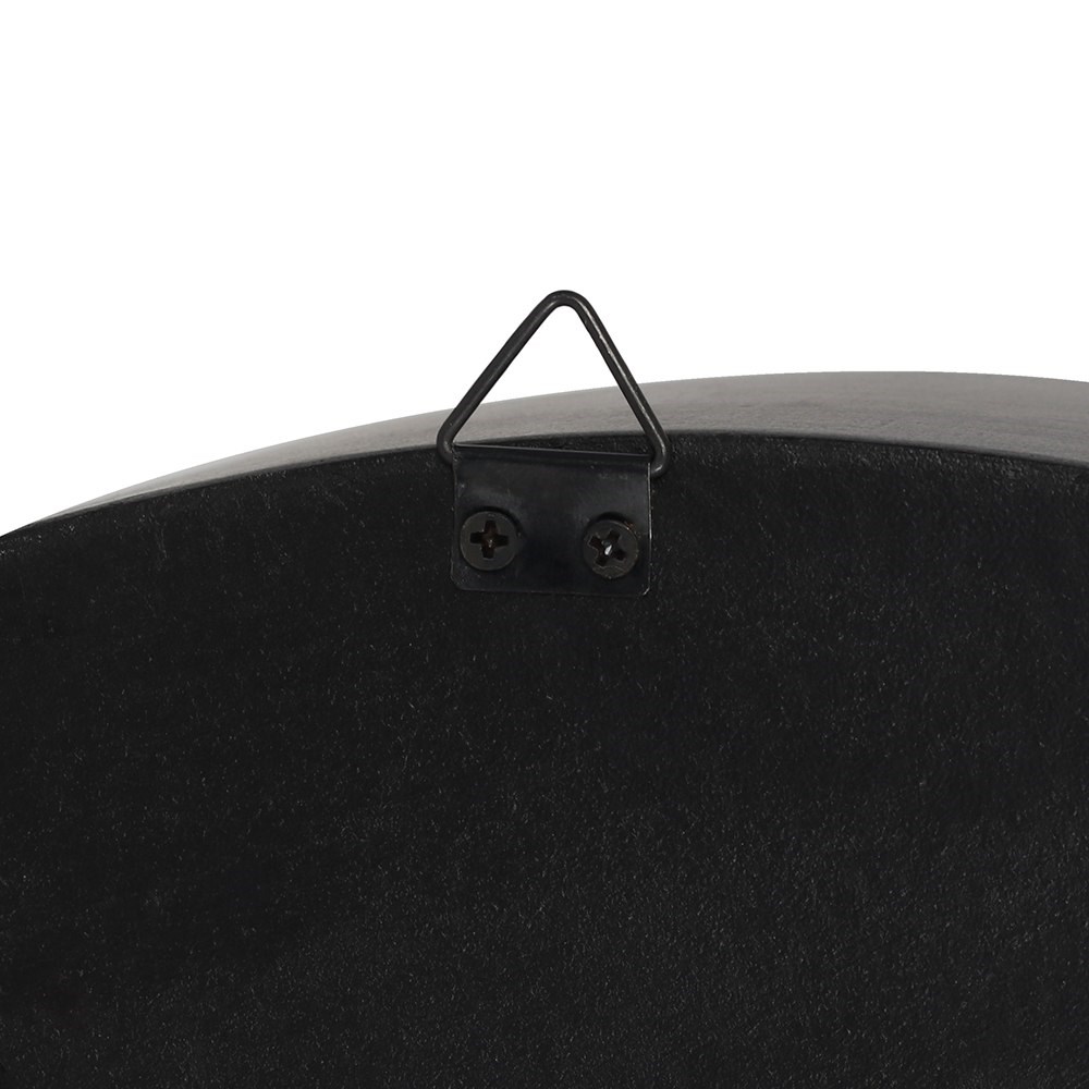 Black Wooden Crescent Moon Wall Shelf1