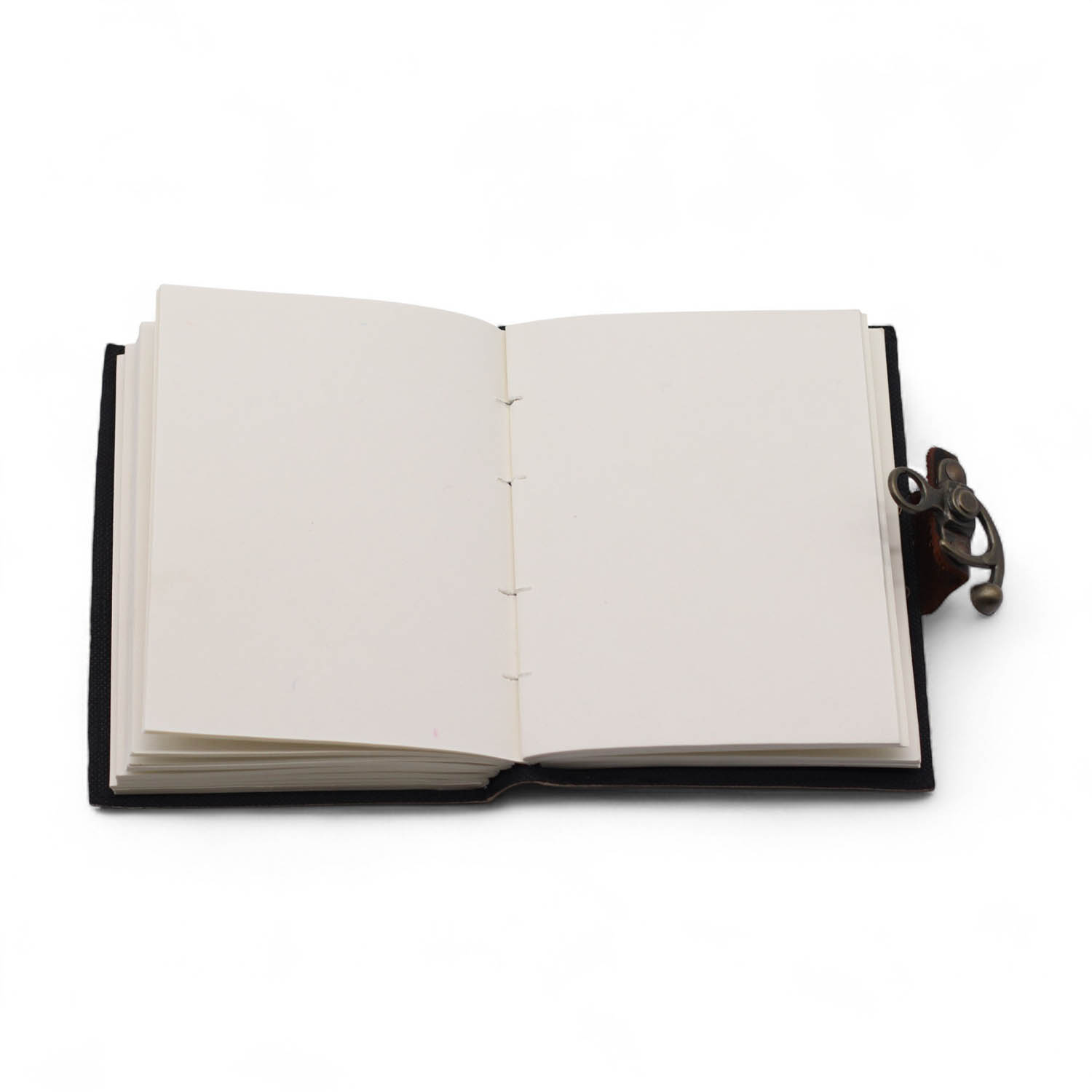 Stop Doomscrolling Leather Notebook & Plain Journal (7x5