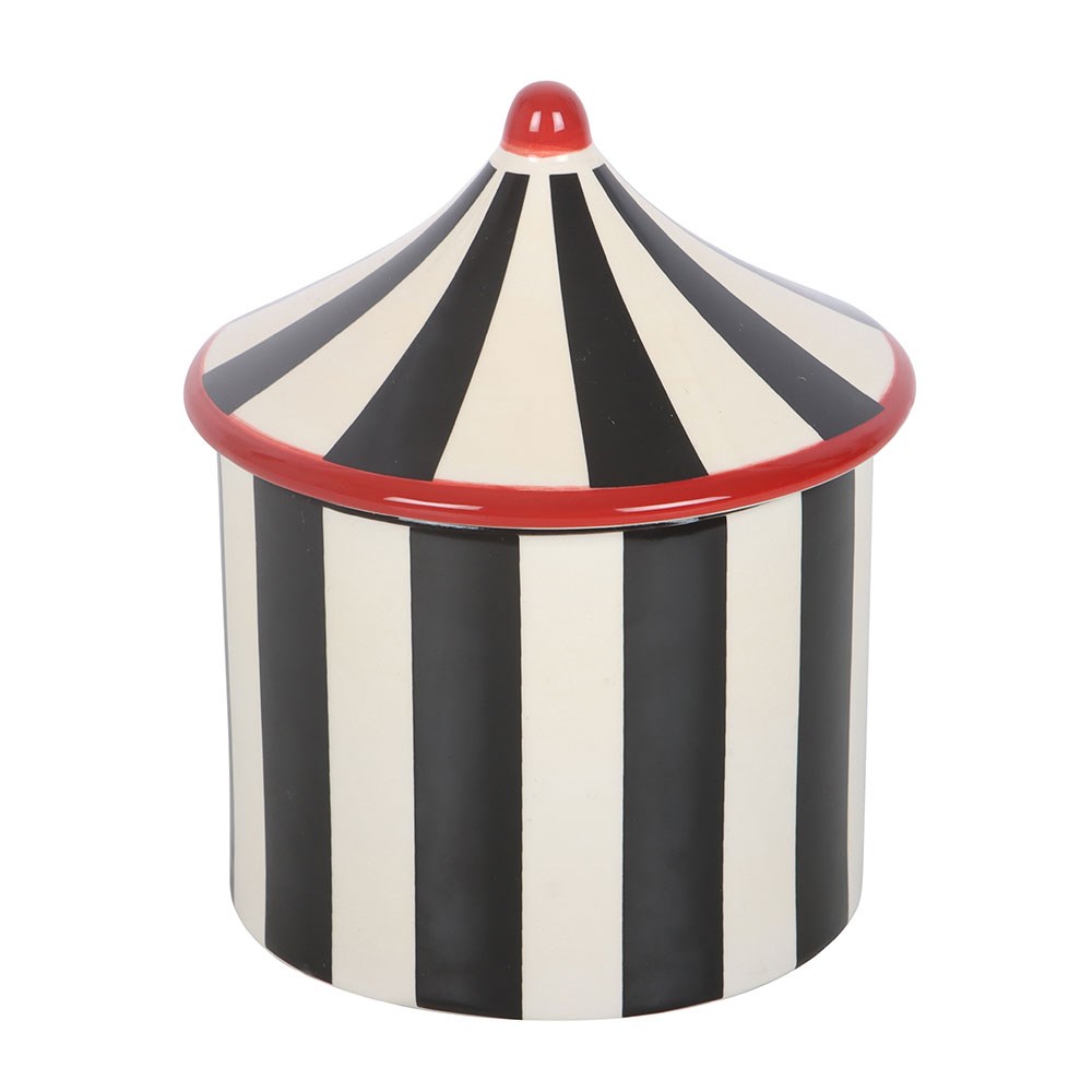 Black Striped Circus Tent Oil Burner