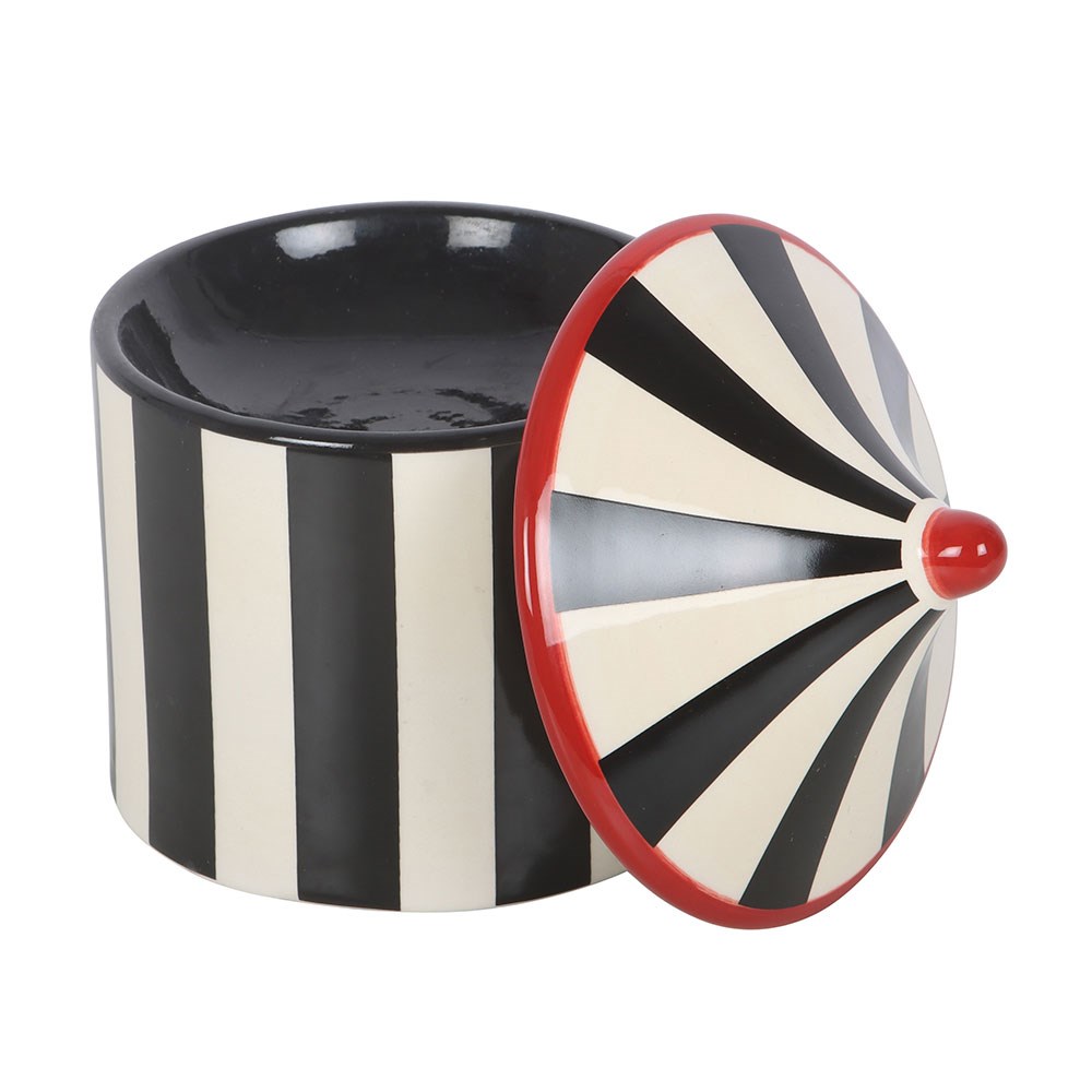 Black Striped Circus Tent Oil Burner1