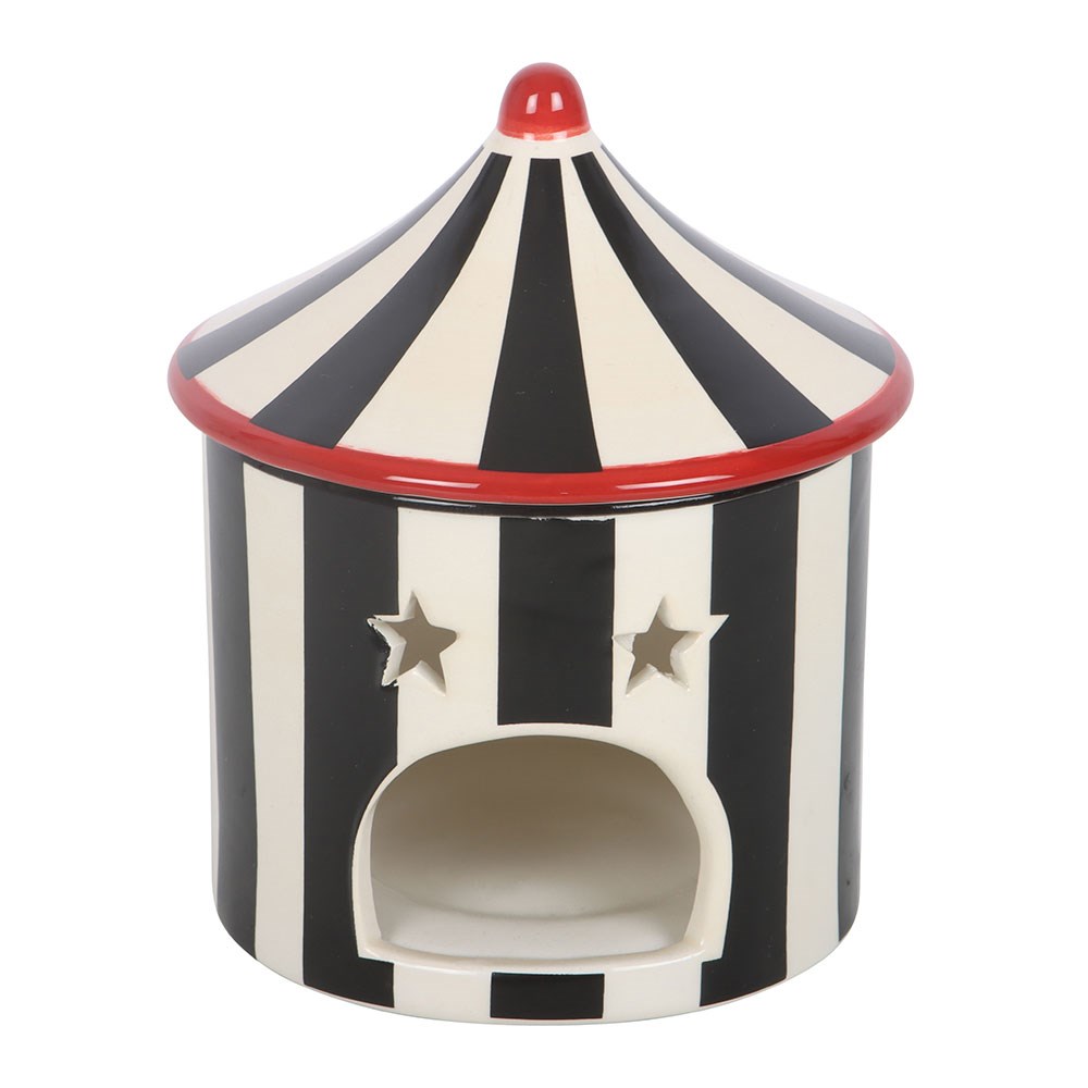 Black Striped Circus Tent Oil Burner2