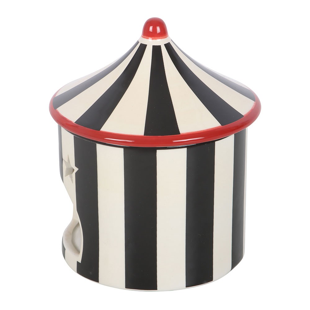 Black Striped Circus Tent Oil Burner3