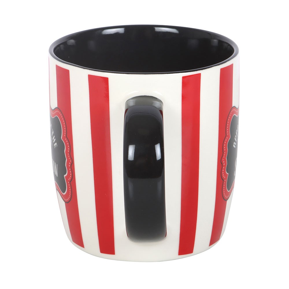 'Ringmaster Of This Sh*t Show' Red Striped Novelty Mug (370ml)1