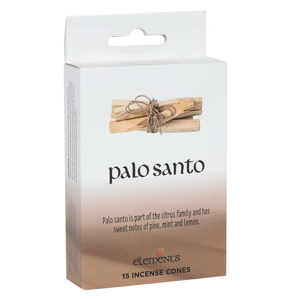 Elements Palo Santo Incense Cones - Set of 12 Packets