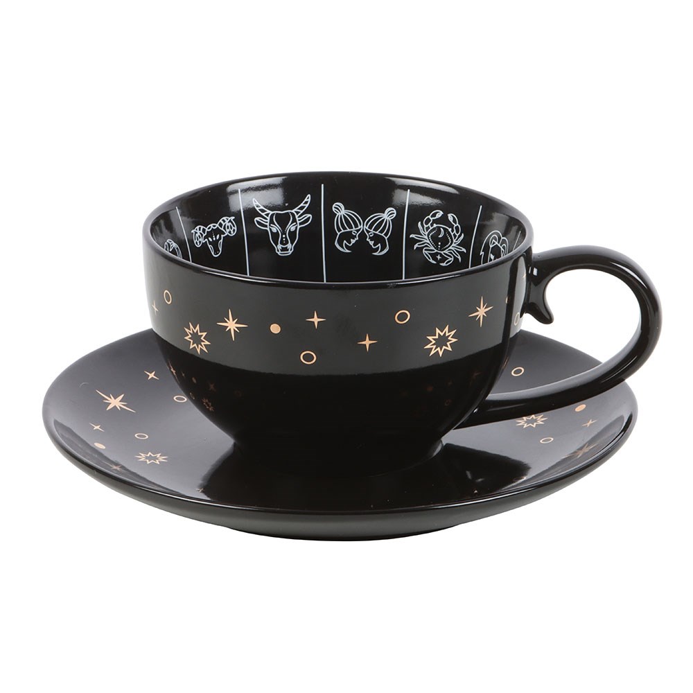 Celestial Astrology Tea Leaf Reading Cup & Saucer Set2
