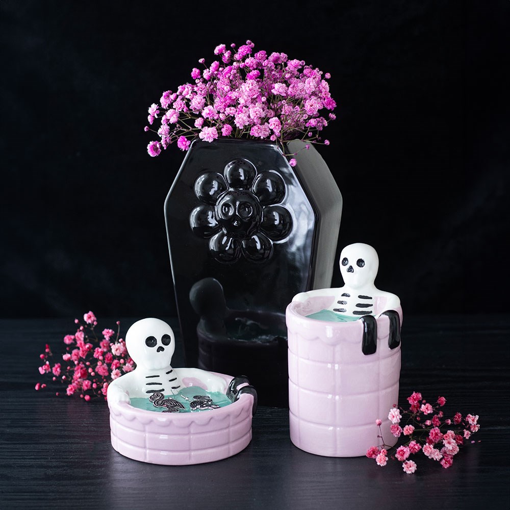 Pink Dead Cool Skeleton Oil Burner4