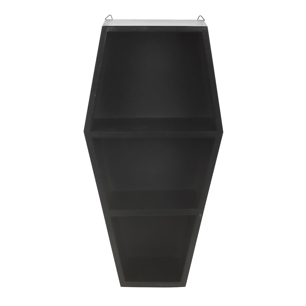 Small Black Coffin Shelf (40cm)1