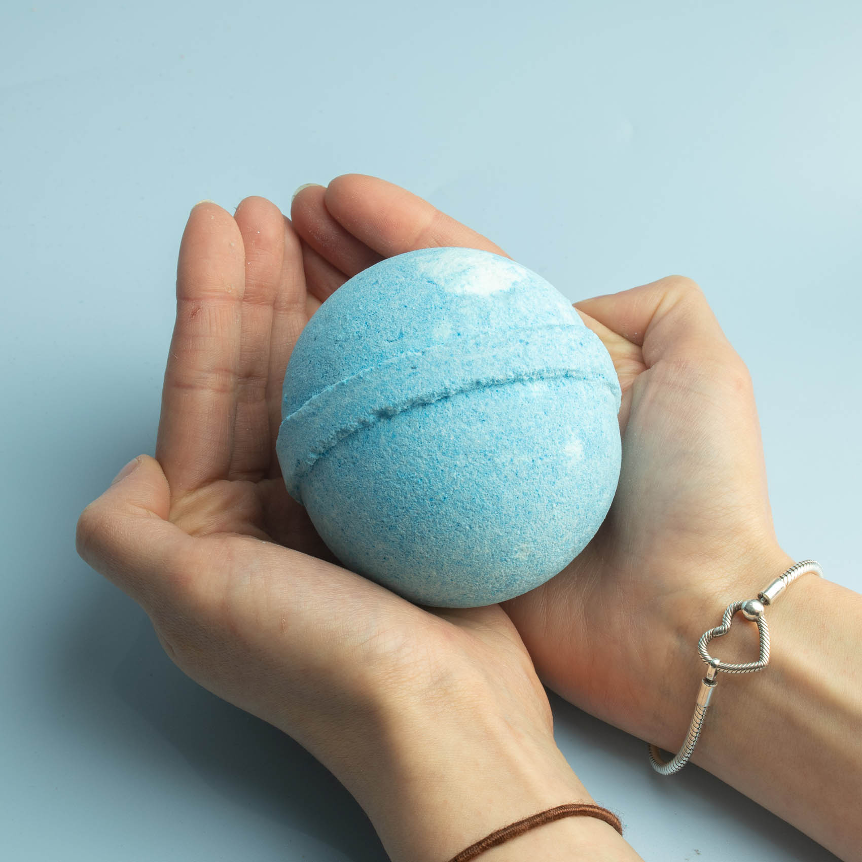 Water & Ice Elemental Bath Bomb with Hidden Gemstone5