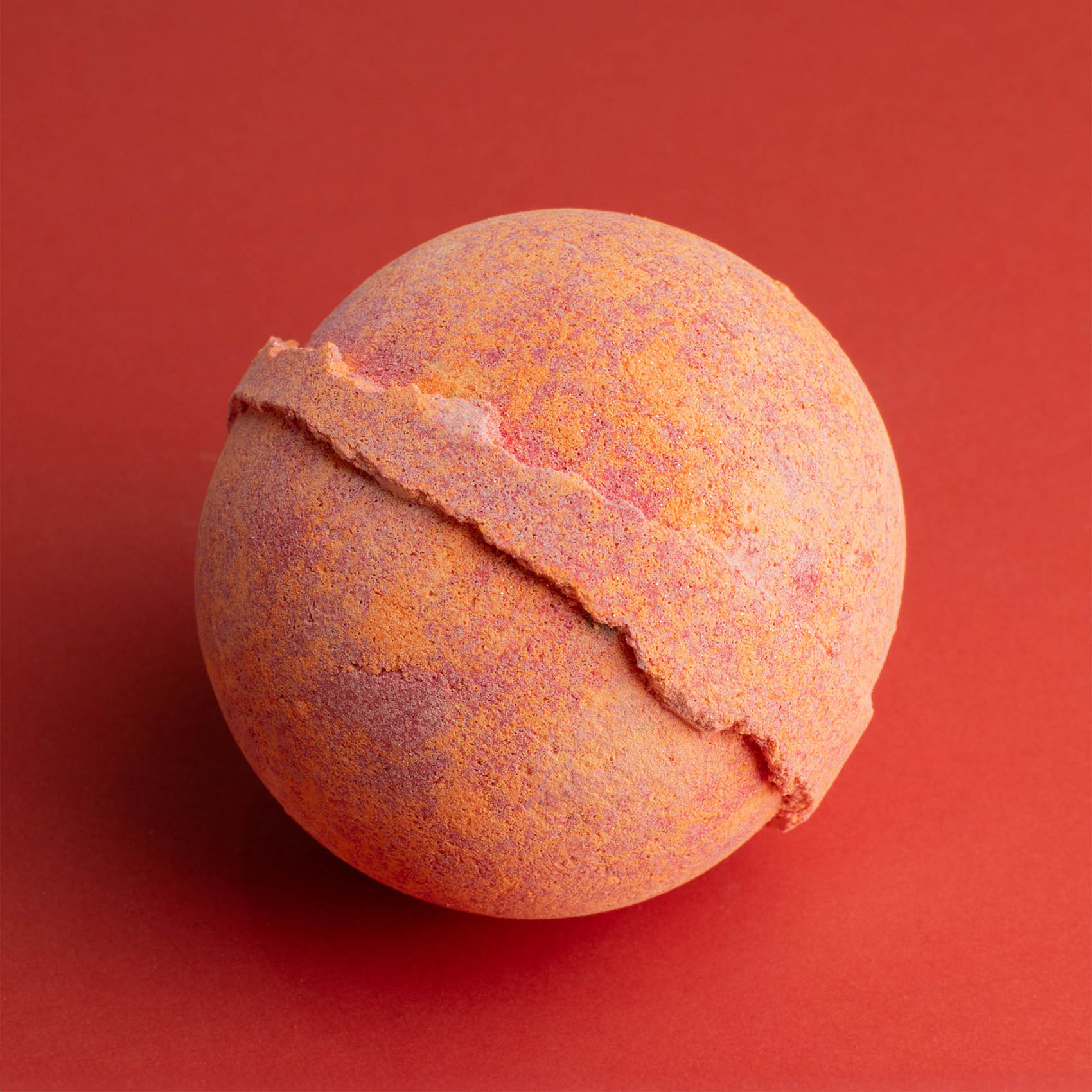 Flames & Fire Elemental Bath Bomb with Hidden Gemstone1