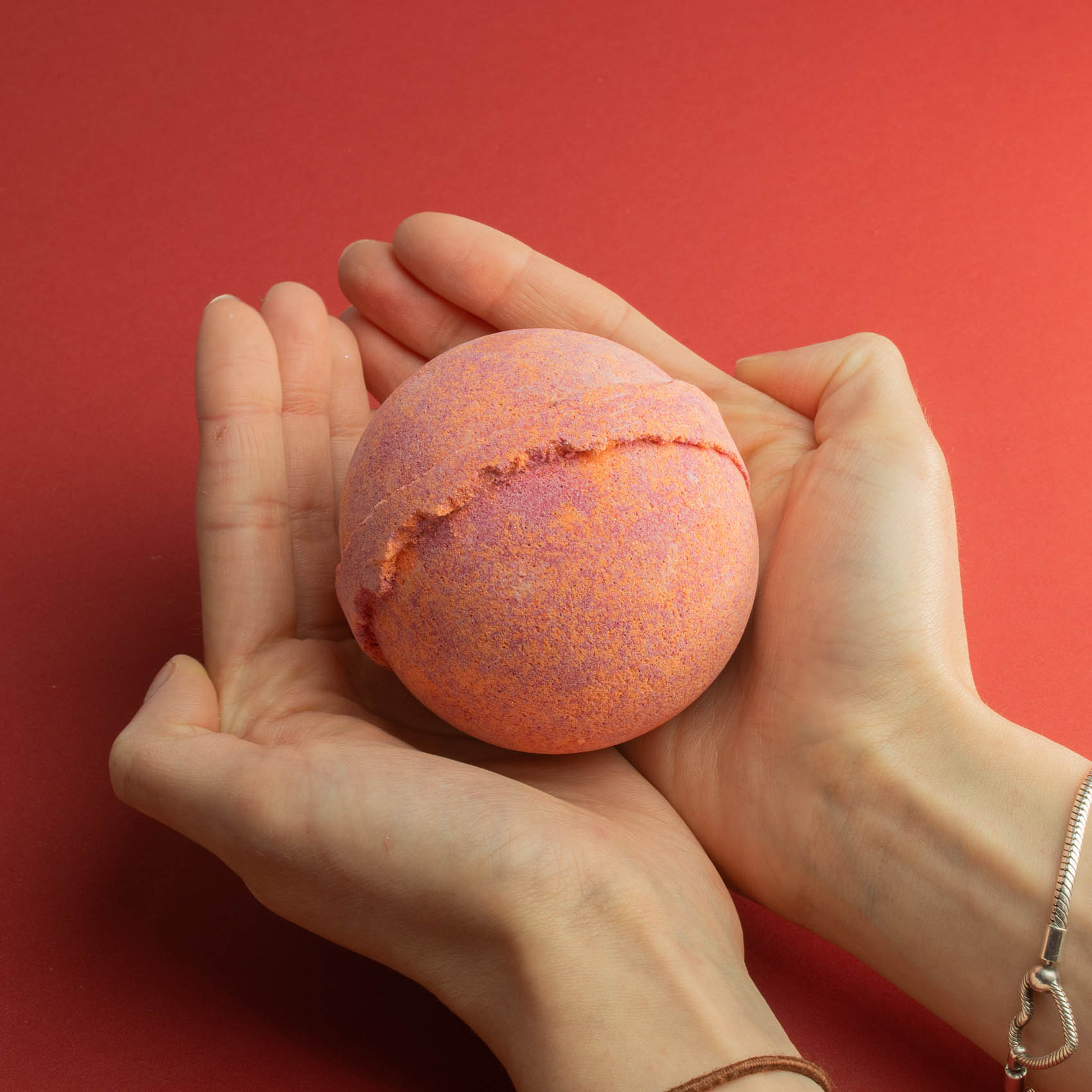 Flames & Fire Elemental Bath Bomb with Hidden Gemstone5