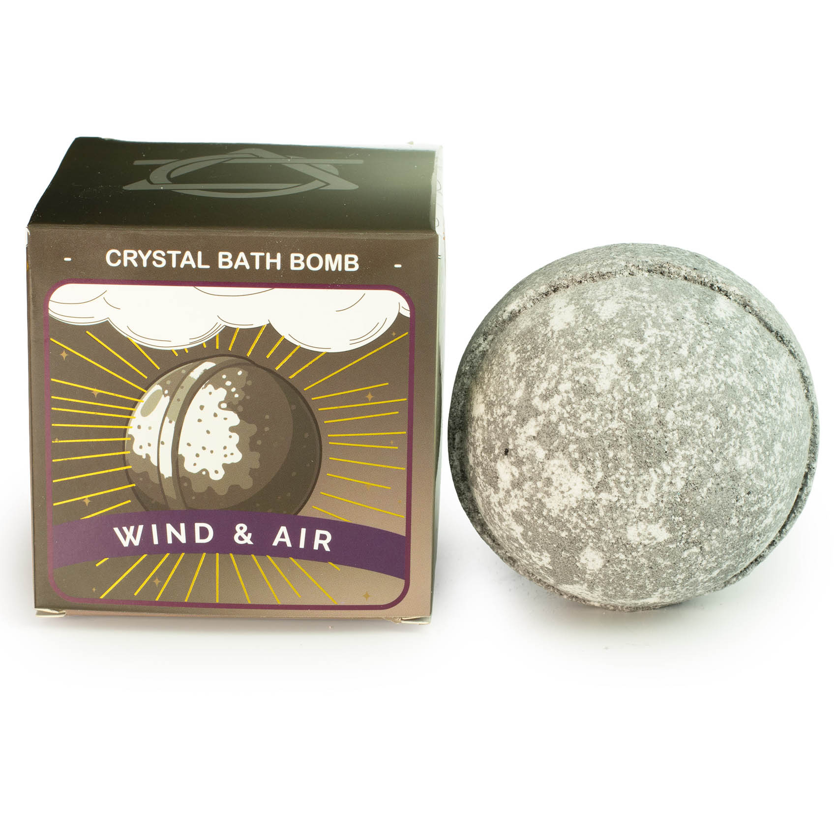 Wind & Air Elemental Bath Bomb with Hidden Gemstone