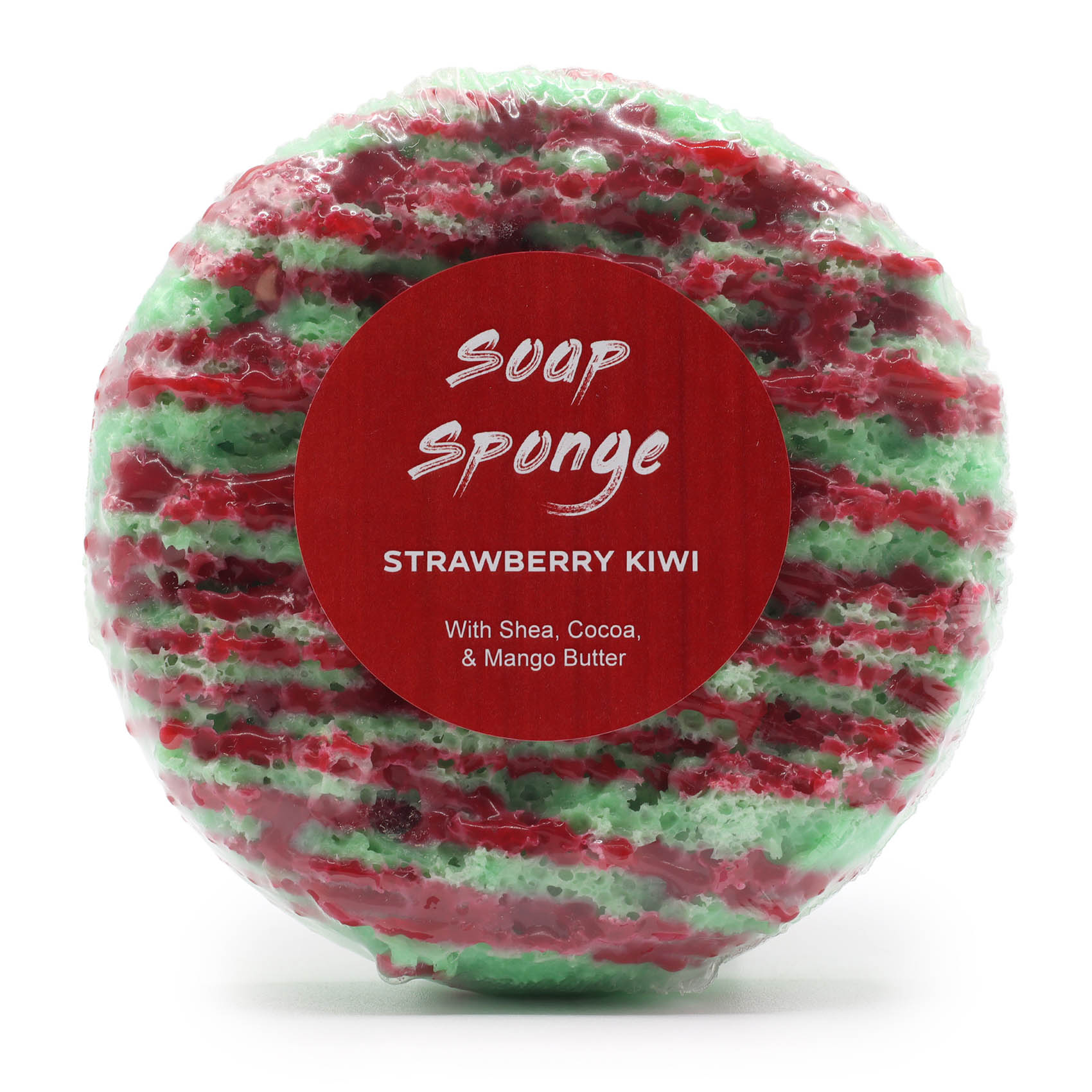 Strawberry Kiwi Soap Sponge with Shea & Cocoa Butter