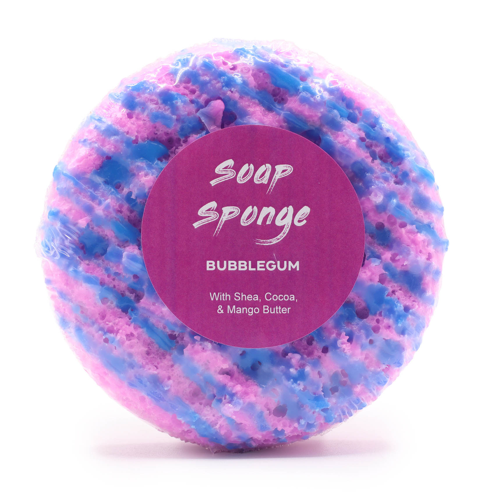 Bubblegum Soap Sponge with Shea & Cocoa Butter