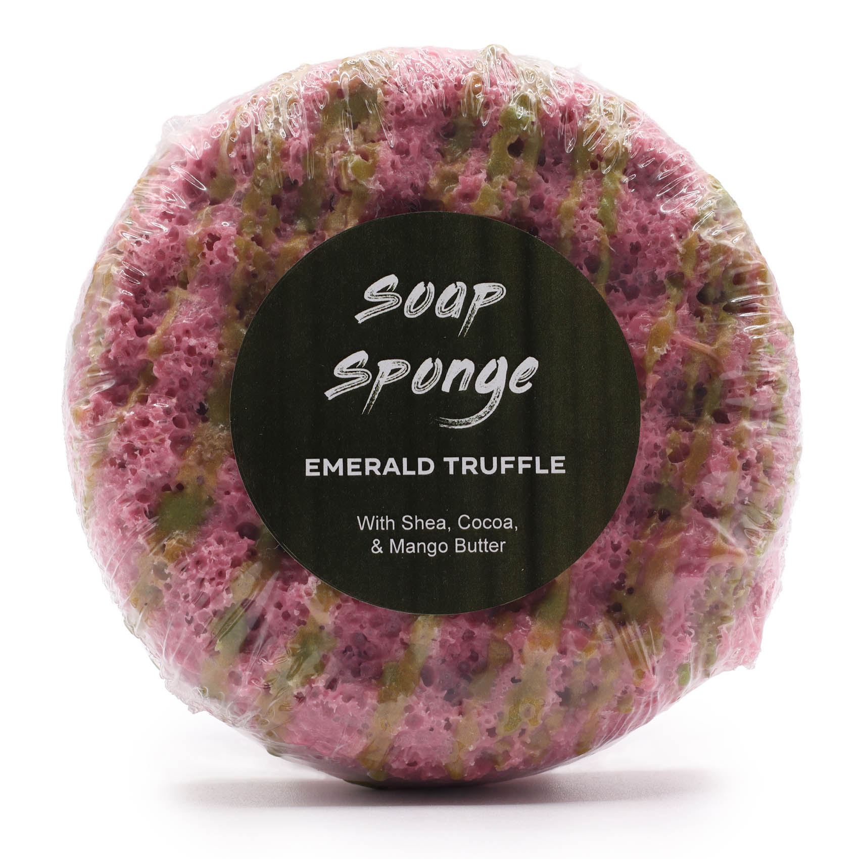 Emerald Truffle Soap Sponge with Shea & Cocoa Butter