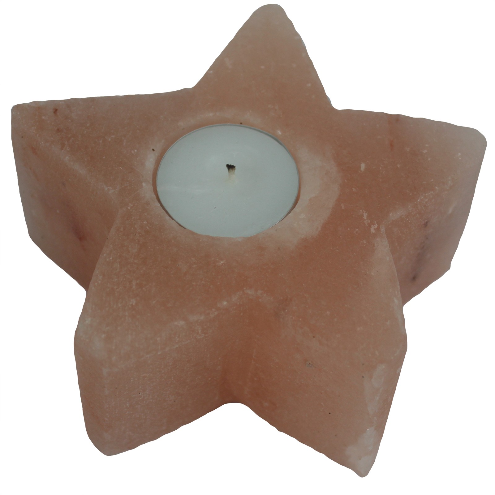 Natural Himalayan Salt Star Shaped Tealight Holder