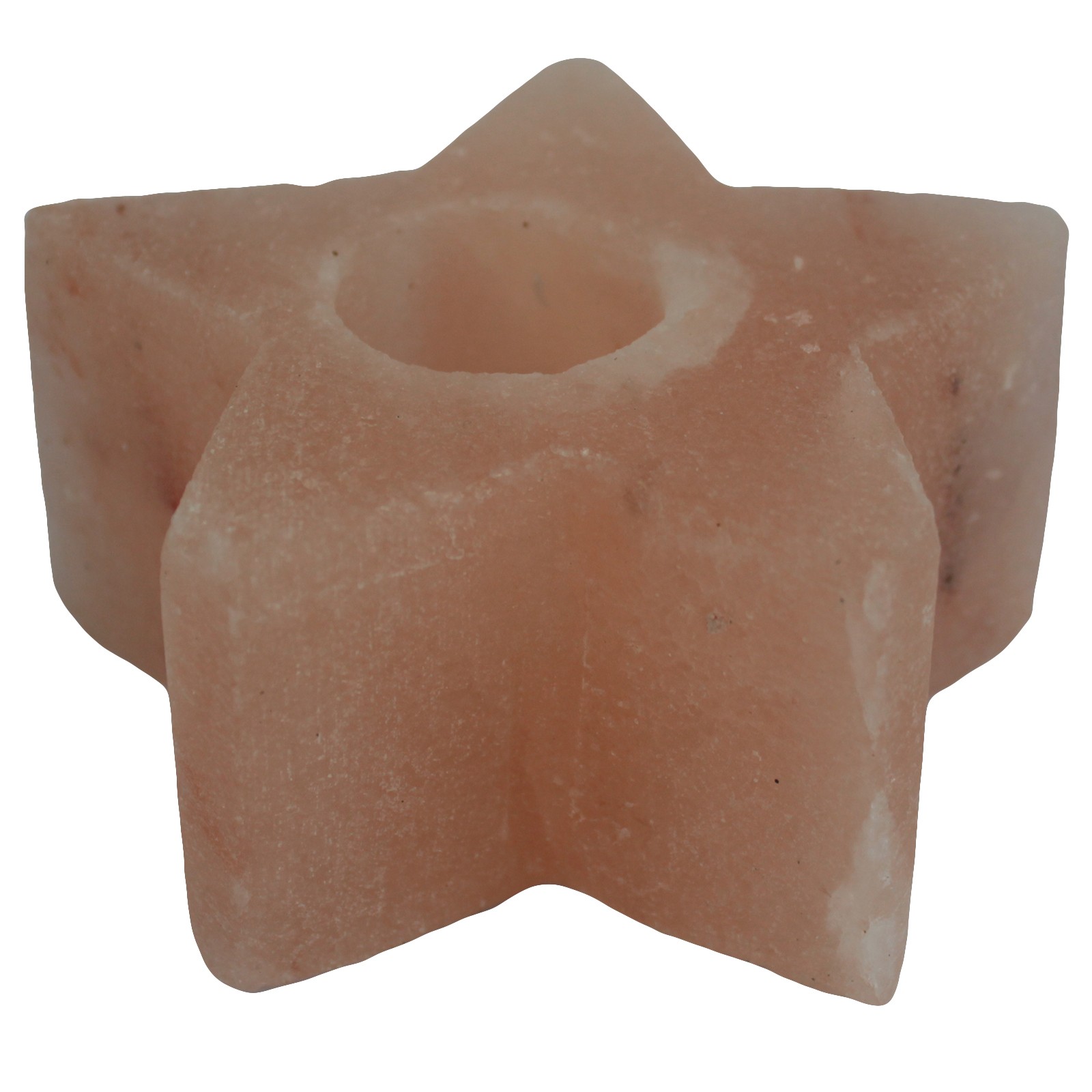 Natural Himalayan Salt Star Shaped Tealight Holder1