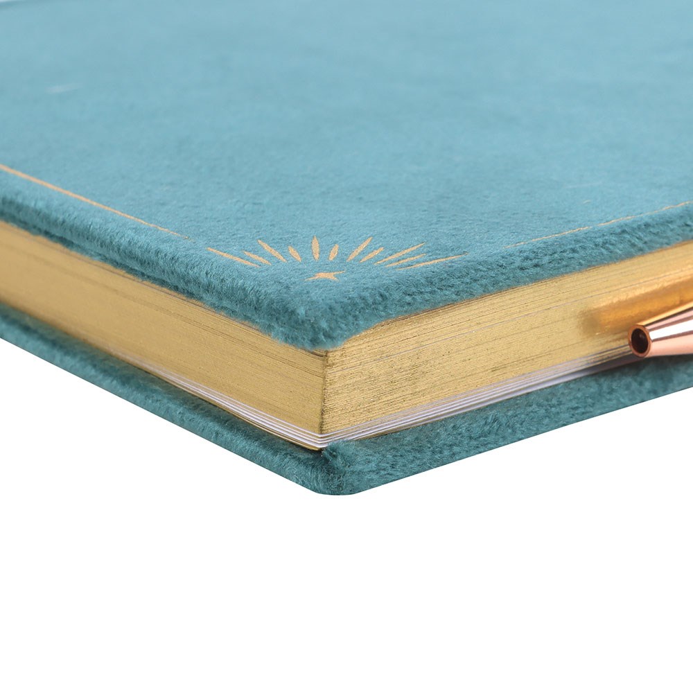 Book of Abundance Manifestation Journal & Green Aventurine Crystal Pen Set4