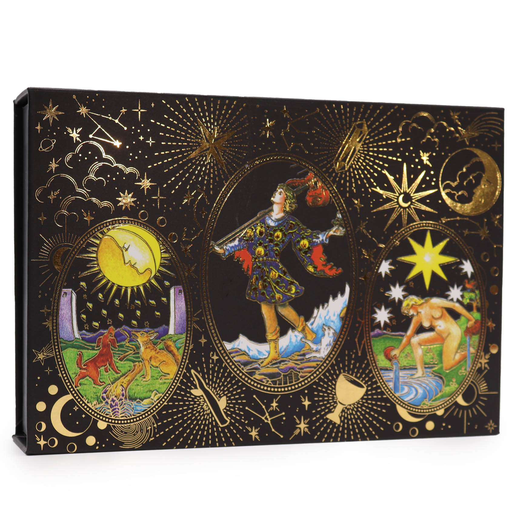 Premium Gold Foil Tarot Deck & Divination Gift Set1