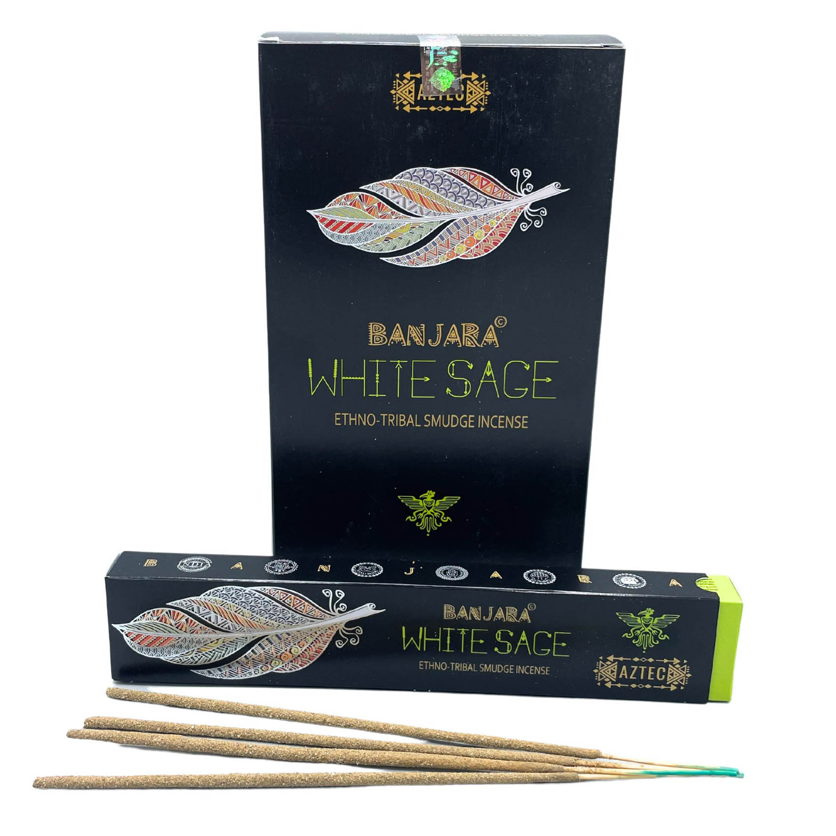 White Sage - Banjara Ethno-Tribal Smudge Incense Sticks2