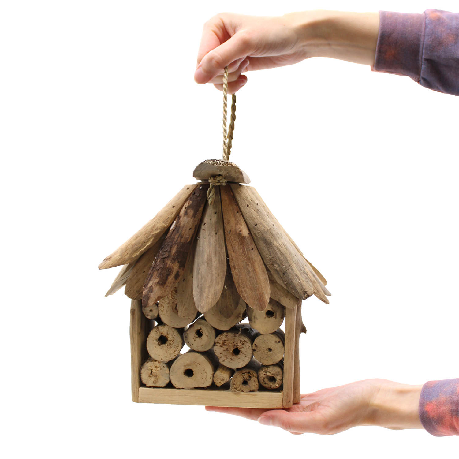 Eco-Friendly Driftwood Bee & Insect House4