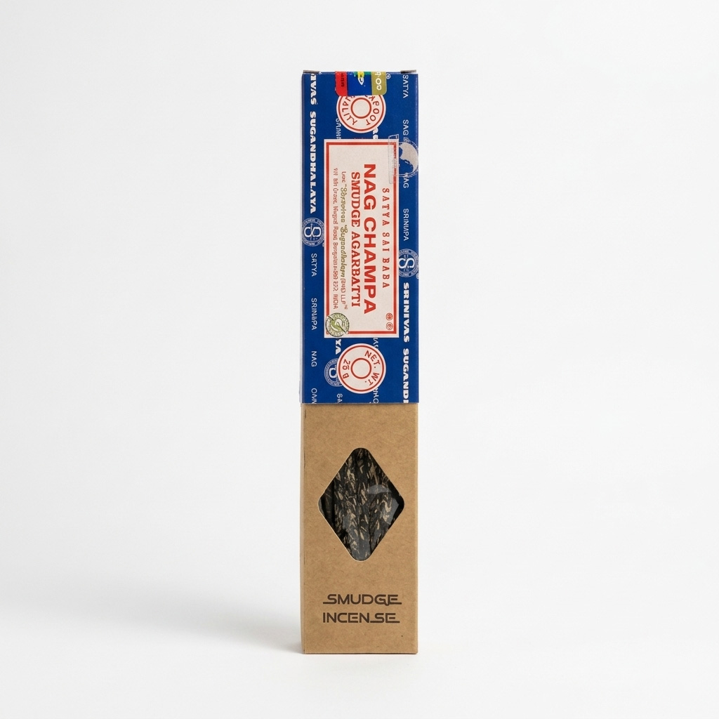 Satya Nag Champa Smudge Incense Sticks (12 x 25g Packs)
